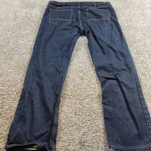 Arizona Jeans Mens 40x32 Blue Original Straight Denim Dark Wash - Picture 5 of 7